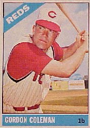 1966 Topps Baseball Cards      494     Gordy Coleman
